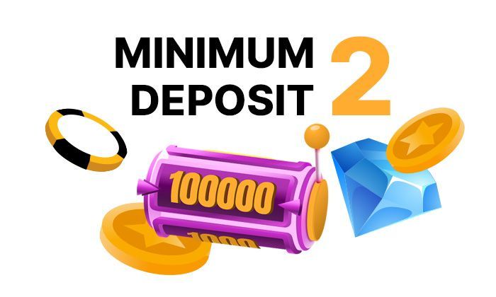 Best 2 minimum deposit online casinos