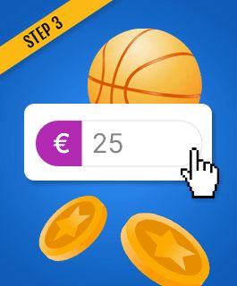 Enter your deposit amount of a Skrill betting site